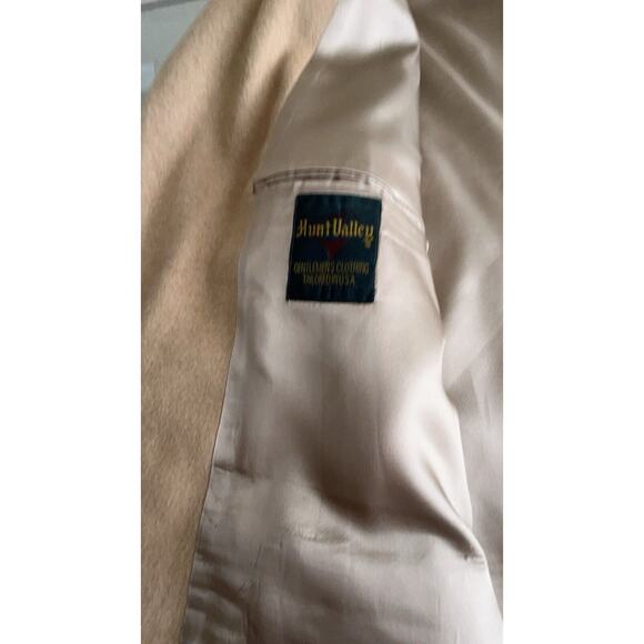 Vintage Hunt Valley Blazer Mens Size 44R Beige 100% Camel Hair Jacket USA made - Picture 10 of 11